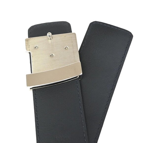 LOUIS VUITTON Ceinture LV Initial Belt 85/34 Damier Cobalt Blue M9210 80EF584 - Picture 12 of 15